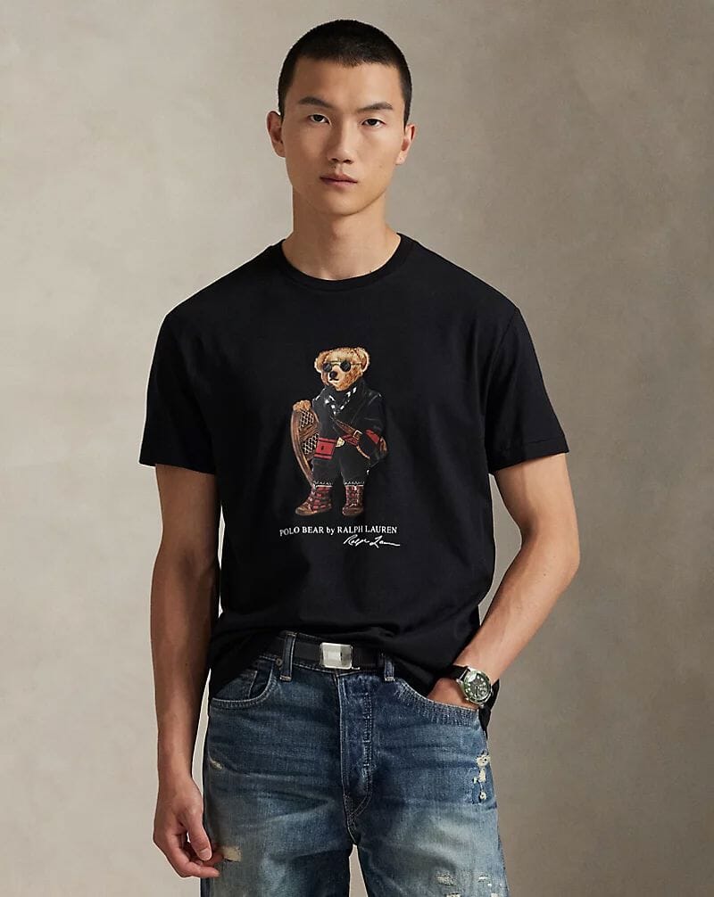 Camiseta Jersey Polo Bear de L.R. de Corte Clásico