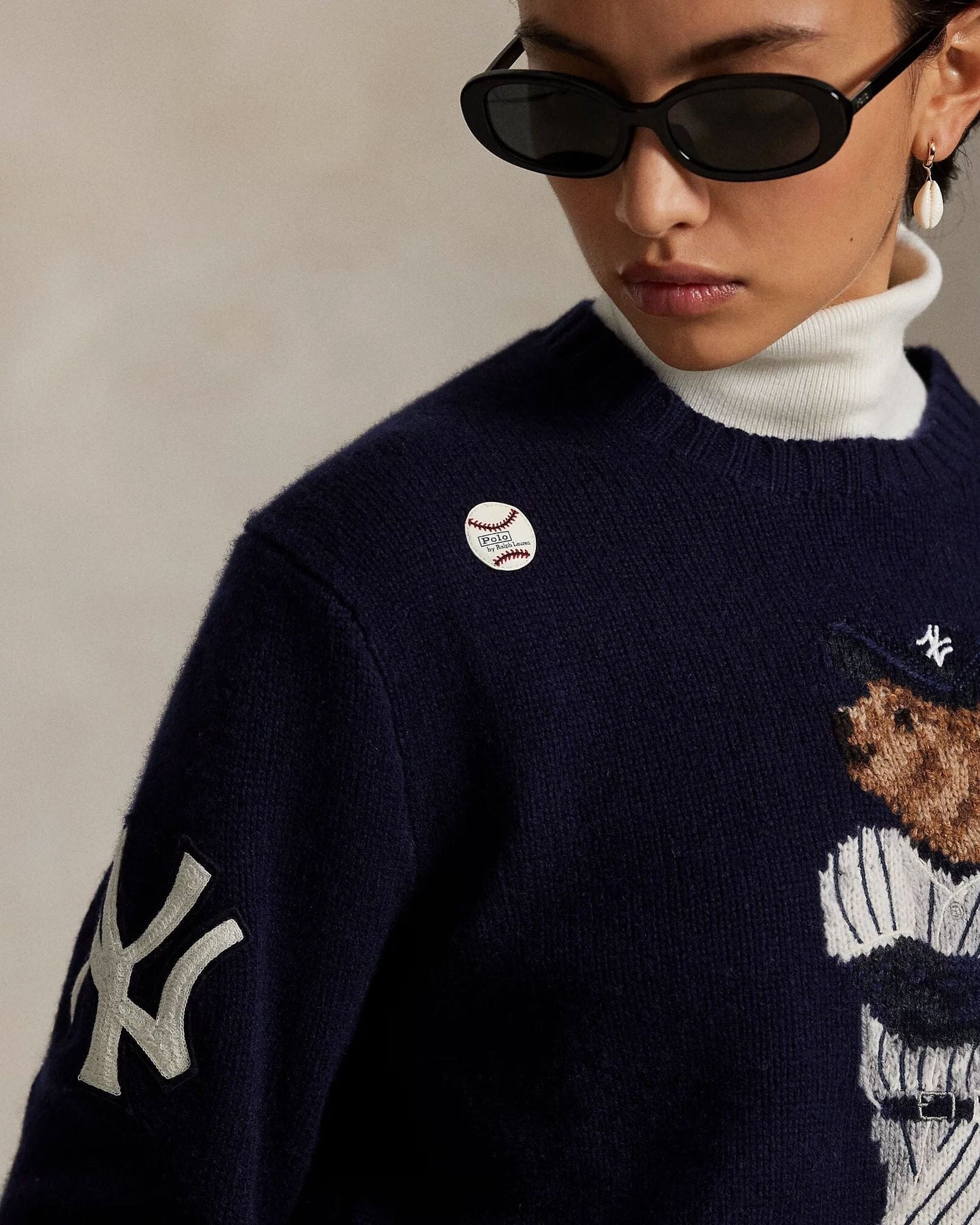 Suéter Polo Bear Yankees L.R.