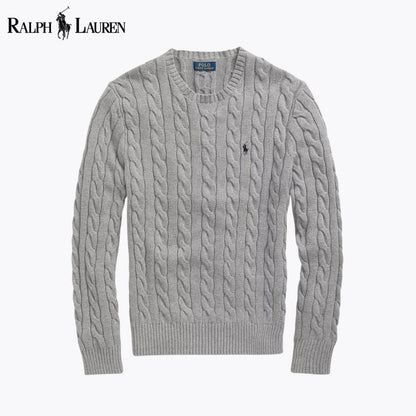 Jersey de algodón de punto trenzado L.R