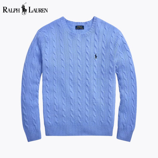 RL Zopfmusterpullover aus Wolle-Kaschmir
