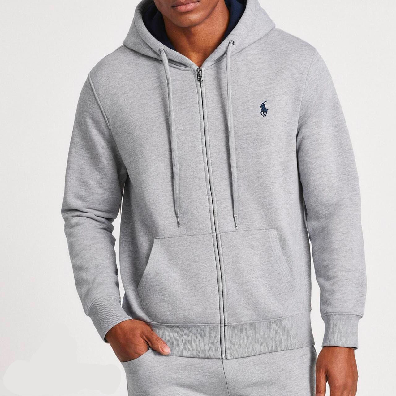 Sudadera clásica con capucha L.R para hombre