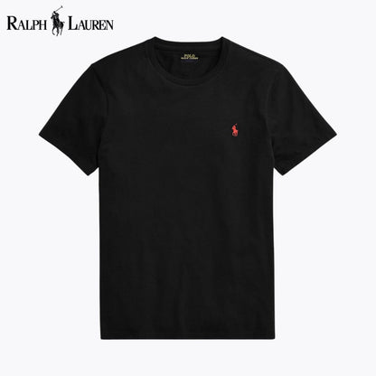Camiseta de cuello redondo de punto L.R. Custom Slim Fit