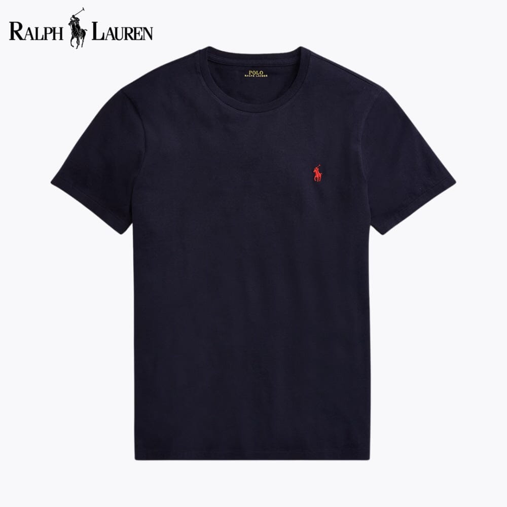 Camiseta de cuello redondo de punto L.R. Custom Slim Fit