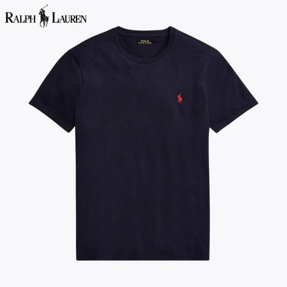 Camiseta de cuello redondo de punto L.R. Custom Slim Fit