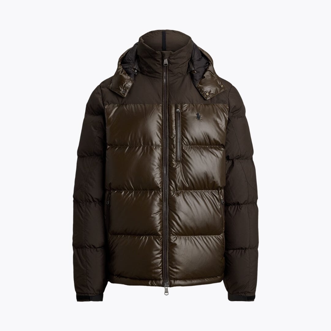Chaqueta de plumas bicolor L.R Gorham