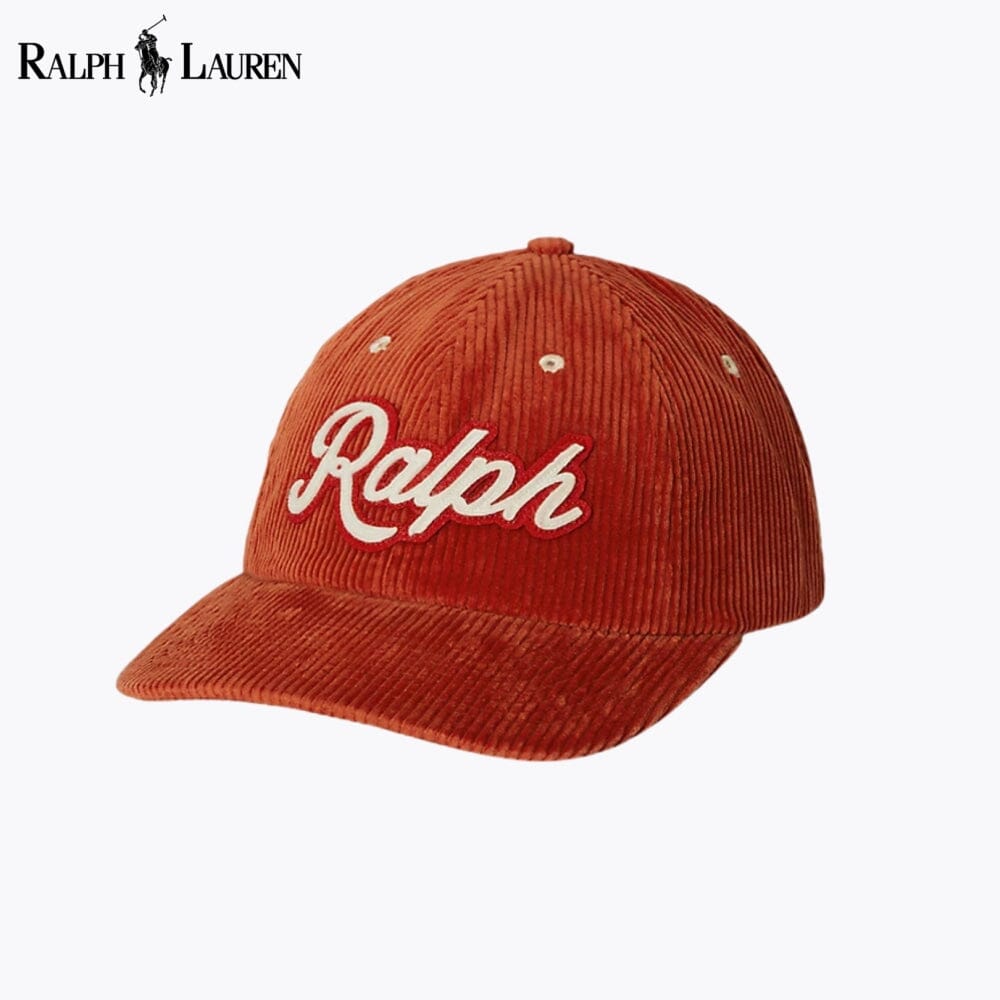 Gorra de pana con el logo L.R