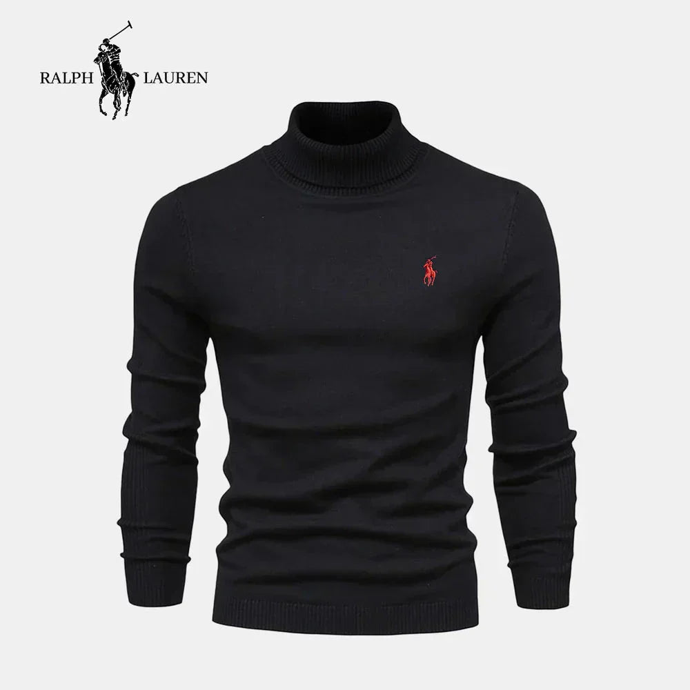 Suéter de cuello alto L.R para hombre (liquidación)