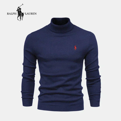 Suéter de cuello alto L.R para hombre (liquidación)