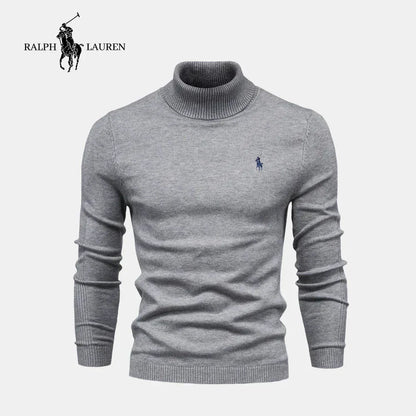 Suéter de cuello alto L.R para hombre (liquidación)